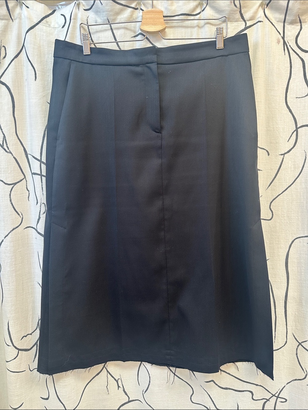 COS Wool Blend Midi Skirt